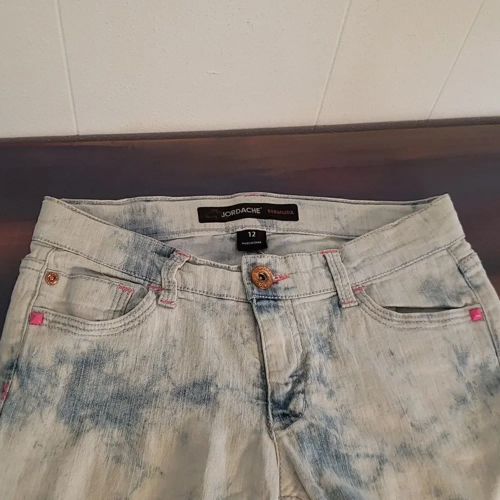 Girls Jordache Bermuda Shorts Sz 12